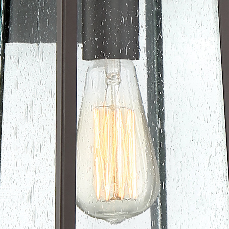 Lanterne murale d'extérieur Samira Isaak Fultondale, "H 15,75 po x l 6,5 po x P 7,5 po"