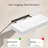 Bathroom Shelves Floating Shelves for Wall Shelf Over Toilet Small Wall Mounted Farmhouse Decor 16 inch Set of 2, White-1921725654