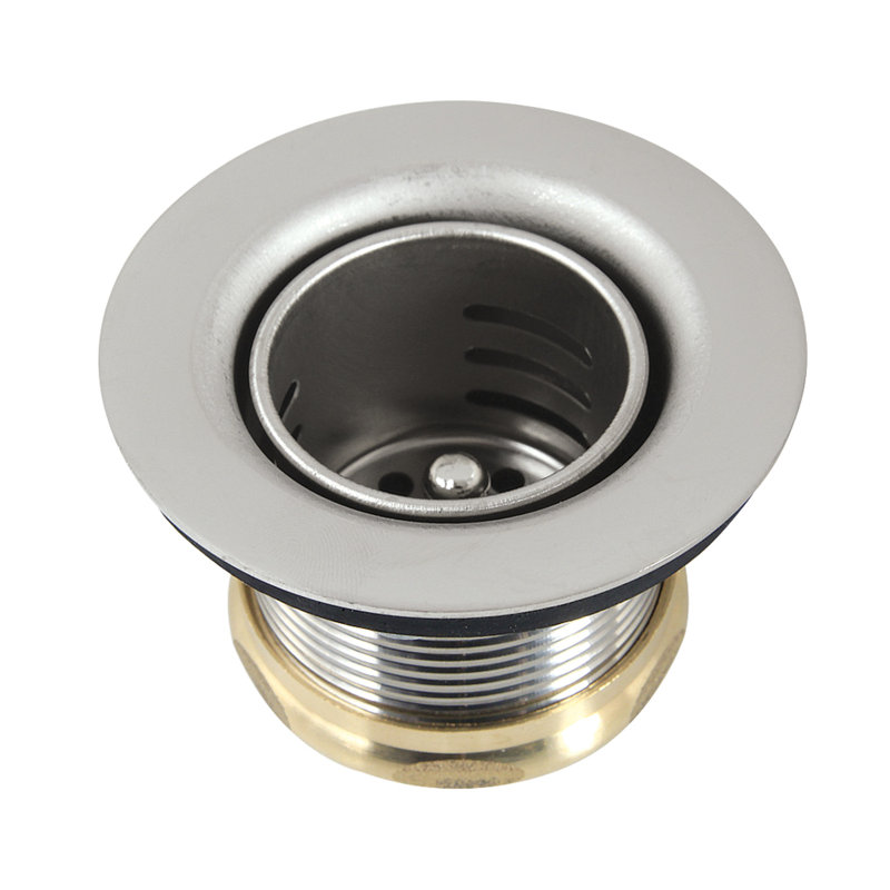 Crépine à panier Kingston en acier inoxydable Kingston Brass, Nickel poli