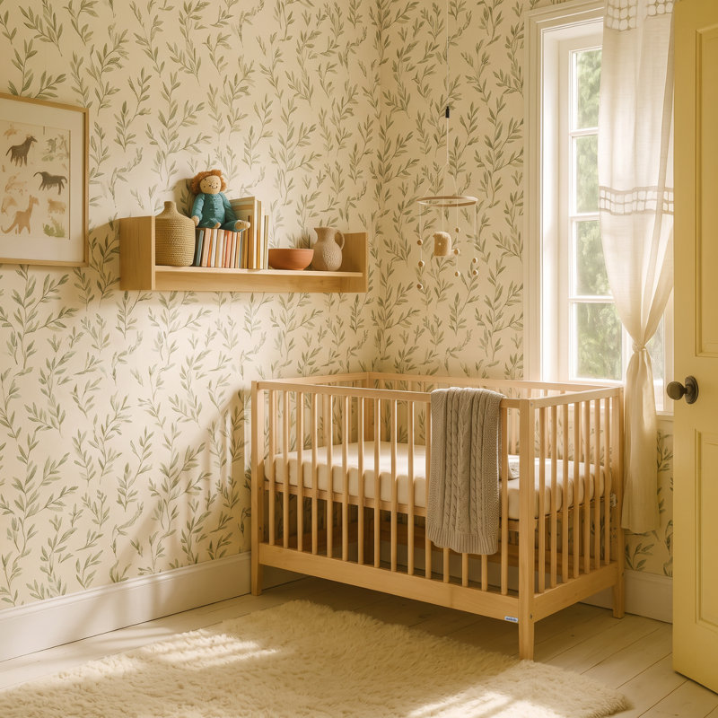 GreenGuard Certified 3 -in-1 Convertible Crib, Natural