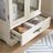 Lighted Glass Curio Cabinet With Adjustable Shelves - Elegant 2-Door Display Cabinet & Built-In Drawer, Includes Bulb-1340204625