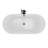 Charisma 67 in. L x 29-1/2 in. W x 22-7/8 in. H Freestanding Acrylic Bathtub-96207712