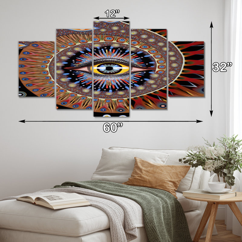 Pippa - reproduction d'art moderne sur toile - 5 panneaux