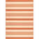 Haydon Striped Terracotta/Cream Indoor/Outdoor Rug