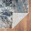 Tapis bleu / noir / brun Krillin-2090012486