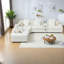 Canapé d'angle surdimensionné avec rangement, 137,7 pouces, en bouclette, style nuage moderne pour la maison-416246634