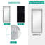 Miroir pleine grandeur Chic Mosaic