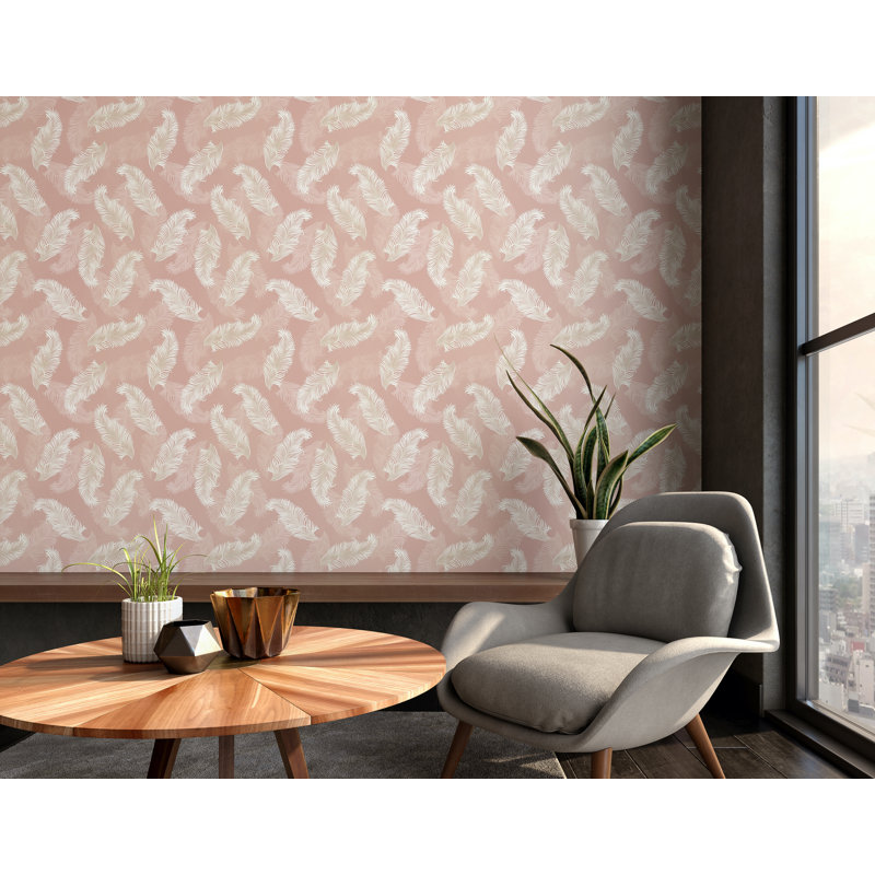 Higuchi 10m x 50cm Matte Wallpaper Roll, Pink