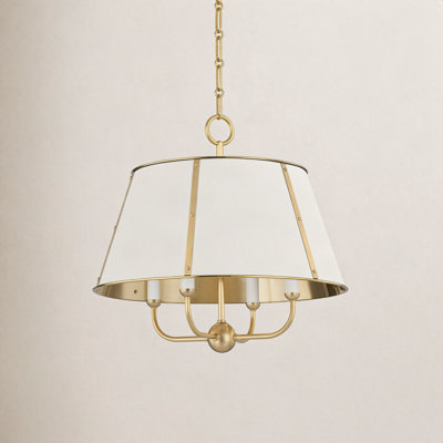 Cambridge Stainless Steel 4-Light Chandelier
