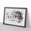 Tour de France Cycling in Abstract - Framed Print-55611381-55611385