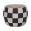 Sagebrook Home 8" Checkerboard Rounded Planter, Black/White-1671425975