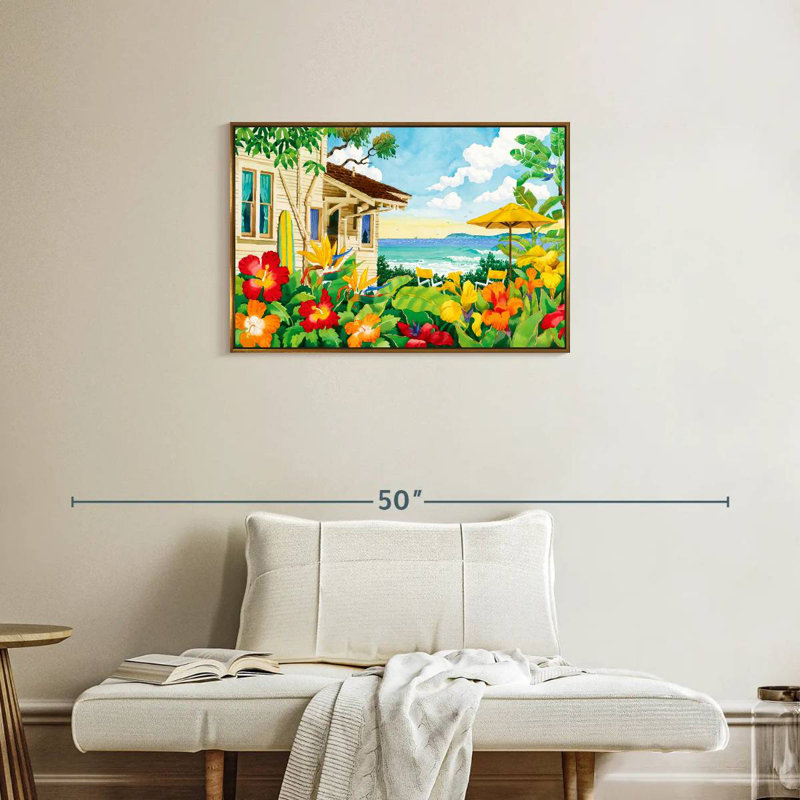 The Good Life, Cadre flottant doré, 31 po x 21 po