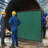 Welding Screen with Frame, 6' x 6' Welding Curtain Screen