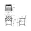 Chaise de salle à manger POLYWOOD Chippendale-9706055