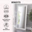 Grand miroir de plancher sur pied Chappell-813734277