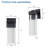2-Pack Outdoor Wall Light Fixture, Weatherproof Led Wall Sconce With Bubble Crystal And Light Sensor - 12W Per Lamp