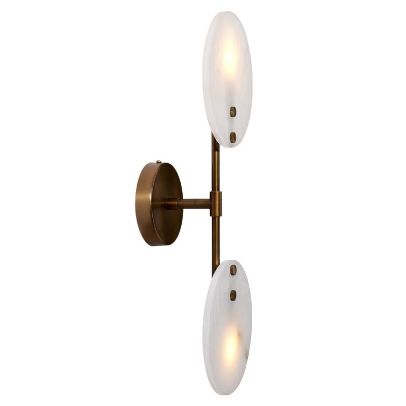 Oracle 2 - Light Armed Sconce, Antique Brass