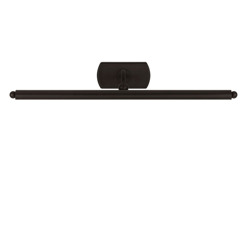 Lamont Picture Light, 2.38" H x 19.13" W x 9" D, Aged Iron