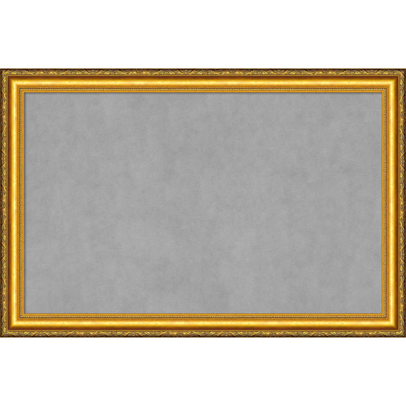 Tableau magnétique encadré doré Colonial, 24" H x 36" W