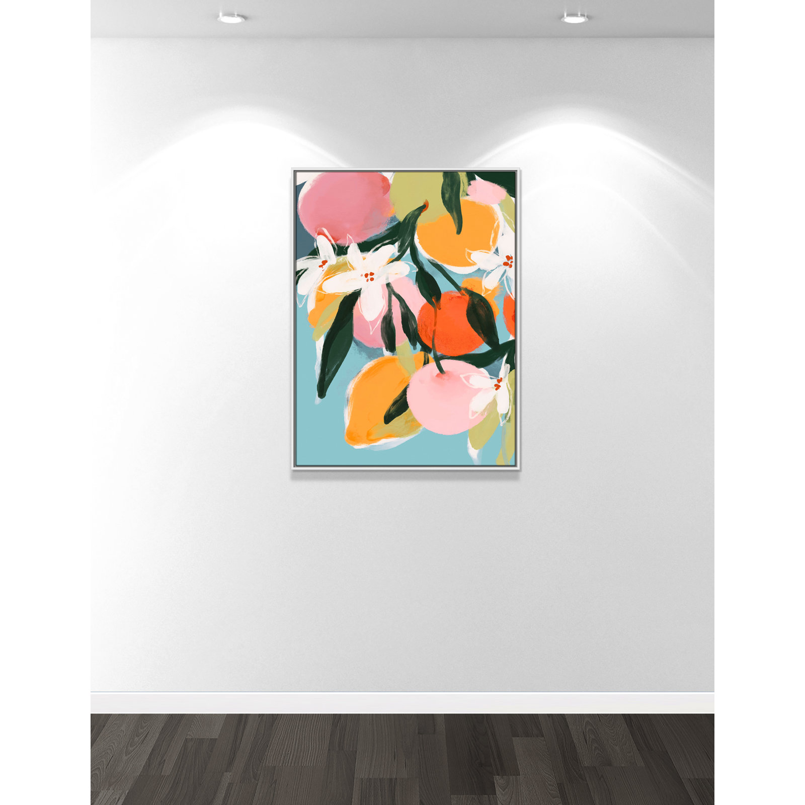 Fruity Summer I Print by Treechild, White Floater, 41.5" H x 31.5" W