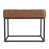 Theodore Ottoman Brown Faux Leather selected