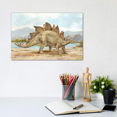 «Dinosaur Illustration I» par Ethan Harper - reproduction