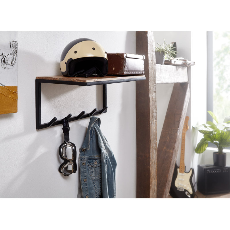 Rebbeca Iron Wall 5 - Hook Wall Mounted Coat Rack