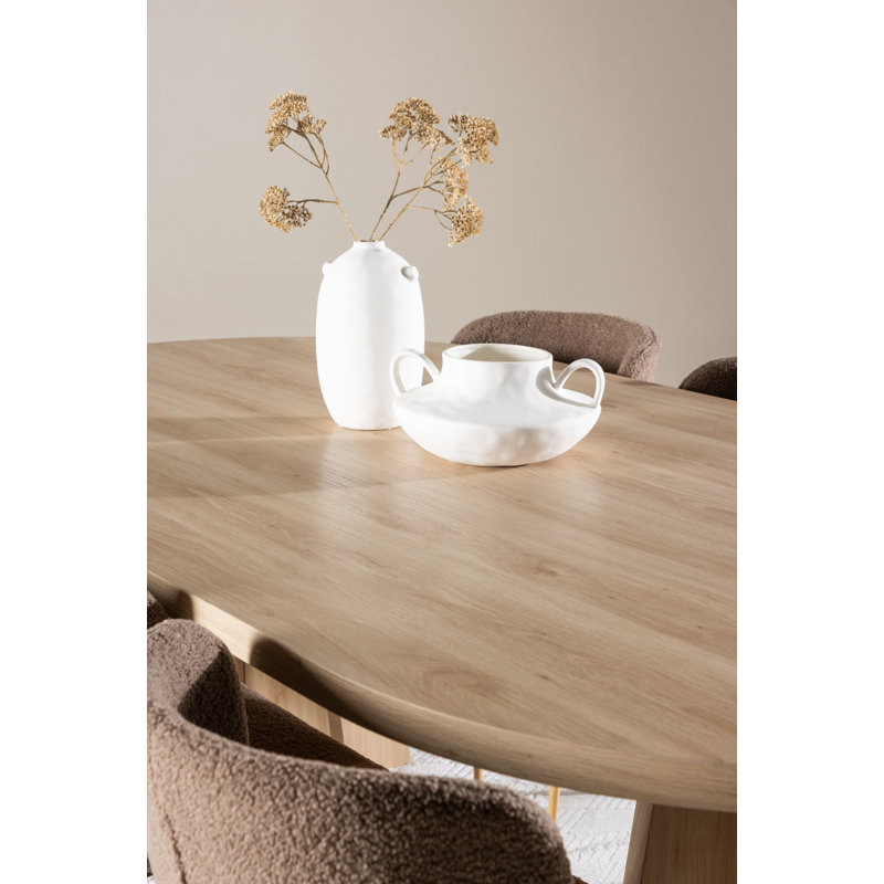 Williams 6 - Person Dining Set, Brown, Brown