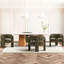 Modern Upholstered Barrel Armchair-1507269953