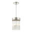 Luminaire suspendu cylindrique simple à 3 lumières avec détails en cristal Bamey-1377799027