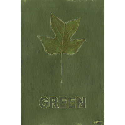 Going Green IV - Wrapped Canvas Print