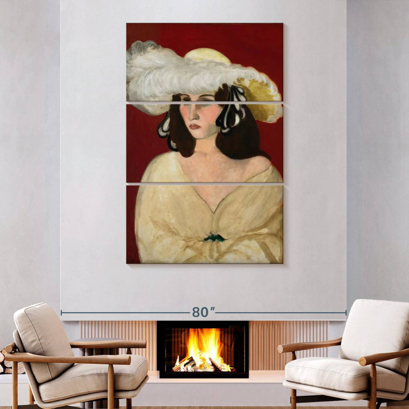 Plumes blanches Leisha, H 74 po x l 48 po