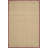 Debroh Natural / Red Fiber Seagrass Solid Color Rug-938499772