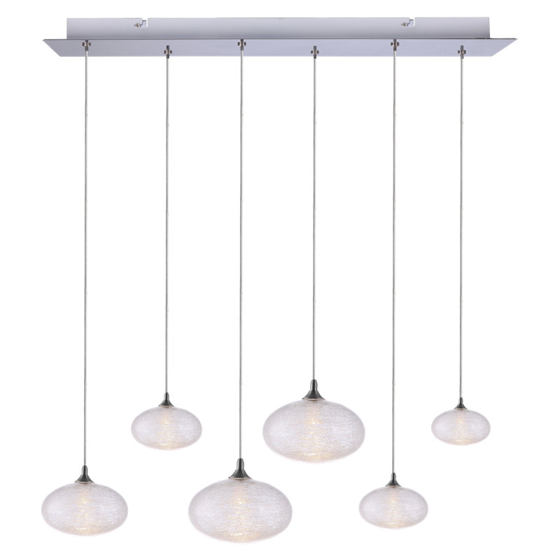 Alvie 6 - Light Cluster Pendant, Chrome