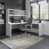 Blanc pur / gris moderne est en rupture de stock