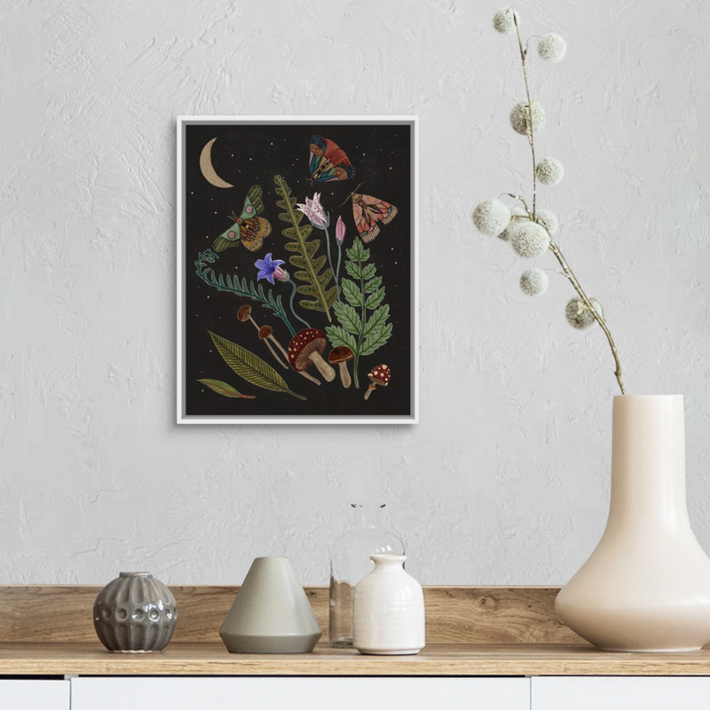 «Dark Forest III» par Melissa Wang - reproduction d'art, H 16 po x l 13 po x P 1,75 po, Toile blanche encadrée