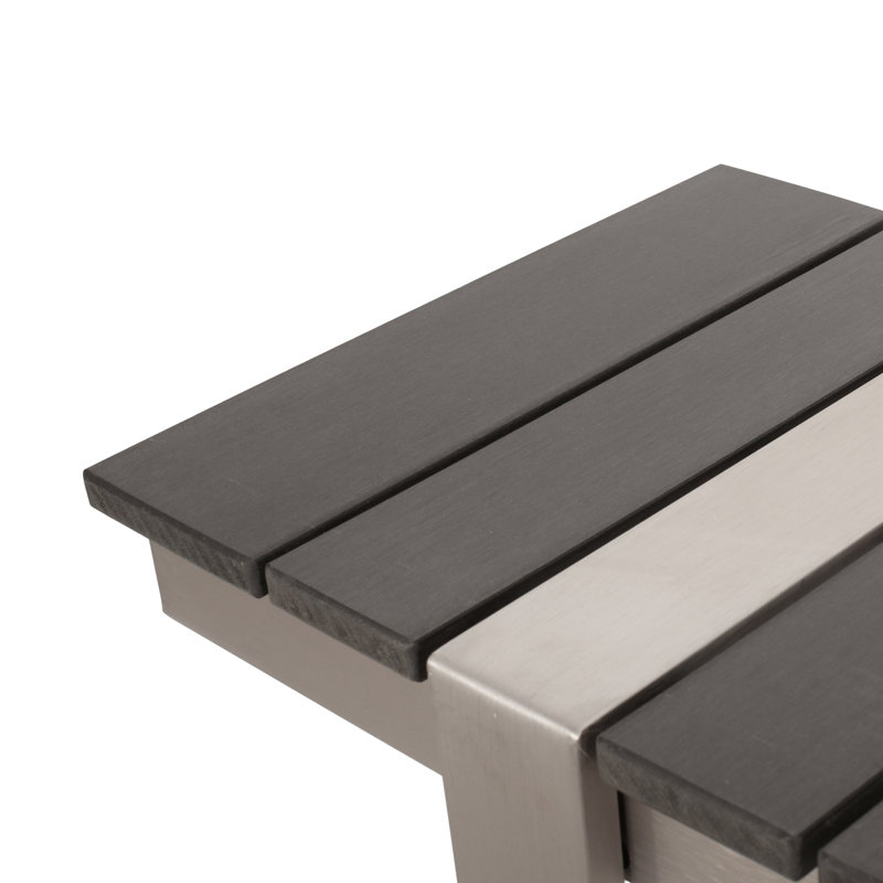 Banc de salle à manger d'extérieur, Gris