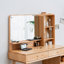 Commode Commode de table 100% chêne massif Dessus de table de bureau Commode de table compacte Accessoires de commode Largeur de rangement 90 cm Tiroir de rangement en bois naturel