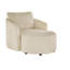 Fauteuil d'appoint pivotant en velours côtelé Doniphan-1619517934