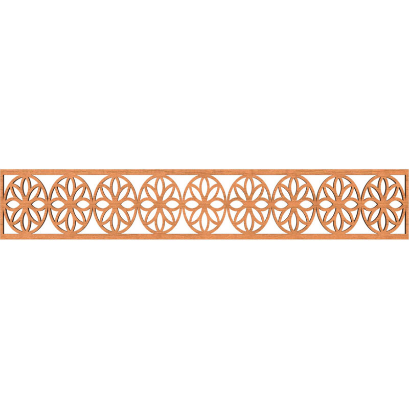 Moulure Blume, Cerisier, H 8 po x l 46,625 po x P 0,375 po