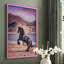 Sunlit Horses II, reproduction encadrée - bois massif-581202511-581202514