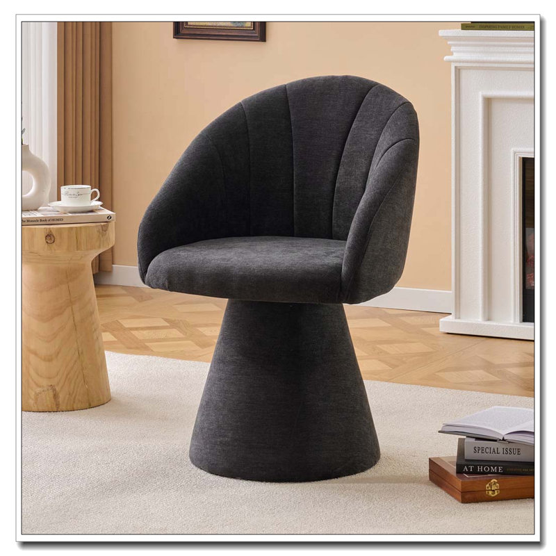Fauteuil pivotant en chenille, Gris