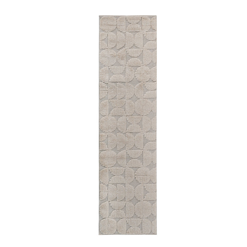 Tapis contemporain d'intérieur, Tapis de couloir 2 pi 2 po x 8 pi
