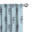 Panneau coulissant semi-diaphane avec passe-tringle-45980235