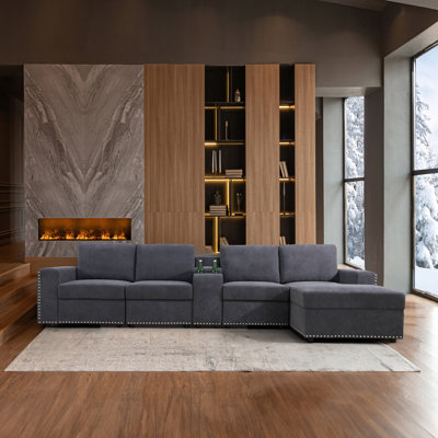 Canapé modulaire 6 pièces Leshanda