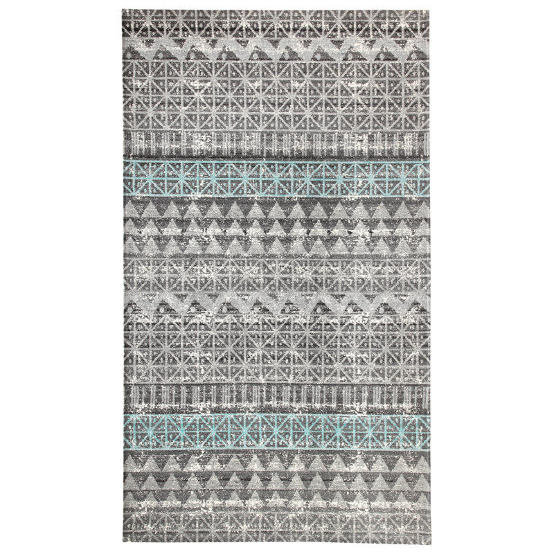 Ranck Geometric Indoor Rug, Rectangle 8' x 11'