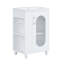 Meuble-lavabo de 20 po avec lavabo, meuble-lavabo avec tablette à 2 niveaux, tablette réglable