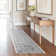 Alyssa Traditional Oriental Navy Polyester Area Rug