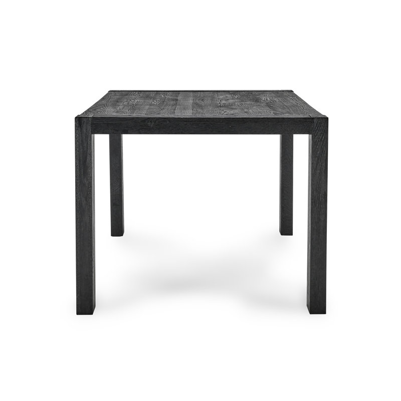 Yochanan 62" Solid Wood Dining Table, Black
