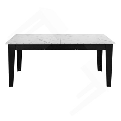 Dining Table , 106.3 In  Large Extendable Kitchen Table